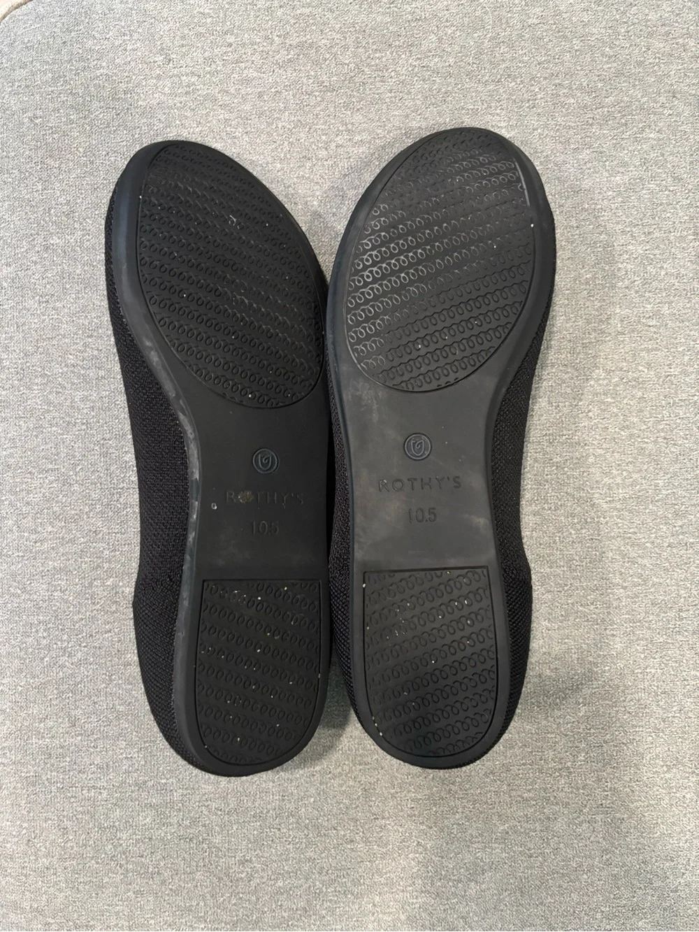 Rothy's Women’s Black Slip-On Knit Shoes (10.5)